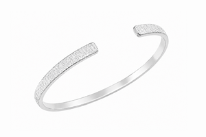 Finely hammered cuff