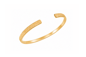 Finely hammered cuff