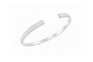 Finely hammered cuff
